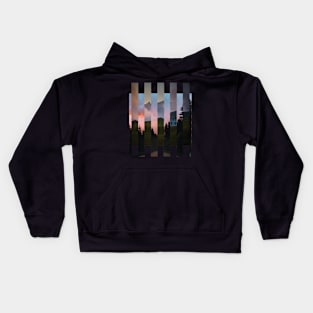 Aesthetic nature collage Kids Hoodie